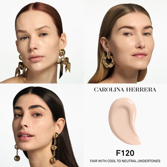 CAROLINA HERRERA NUDE COUTURE TRIPLE MOISTURE SERUM FOUNDATION F120 30 ML